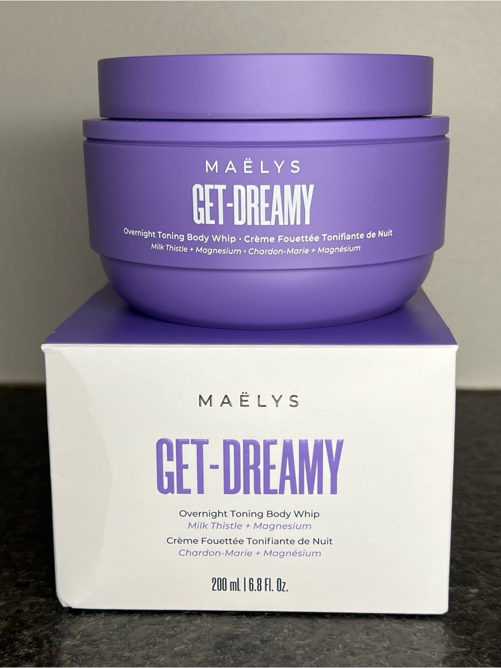 Maelys GET-DREAMY Overnight Toning Body Whip 6.8 Fl Oz - BRAND NEW SEALED IN BOX